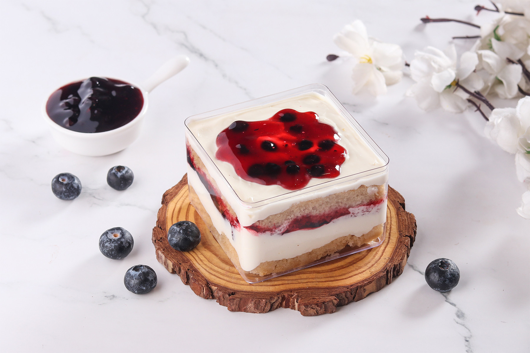 Sugar Free Blueberry Cheesecake Tub Cake [300 g]