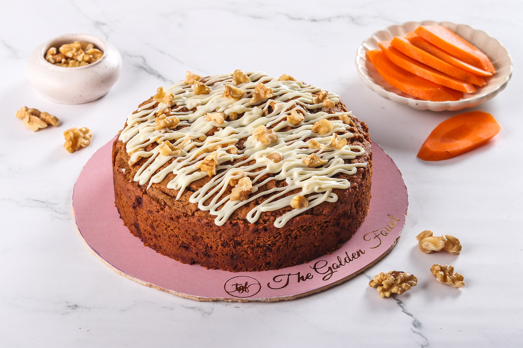Carrot Cinnamon Jaggery Tea Cake