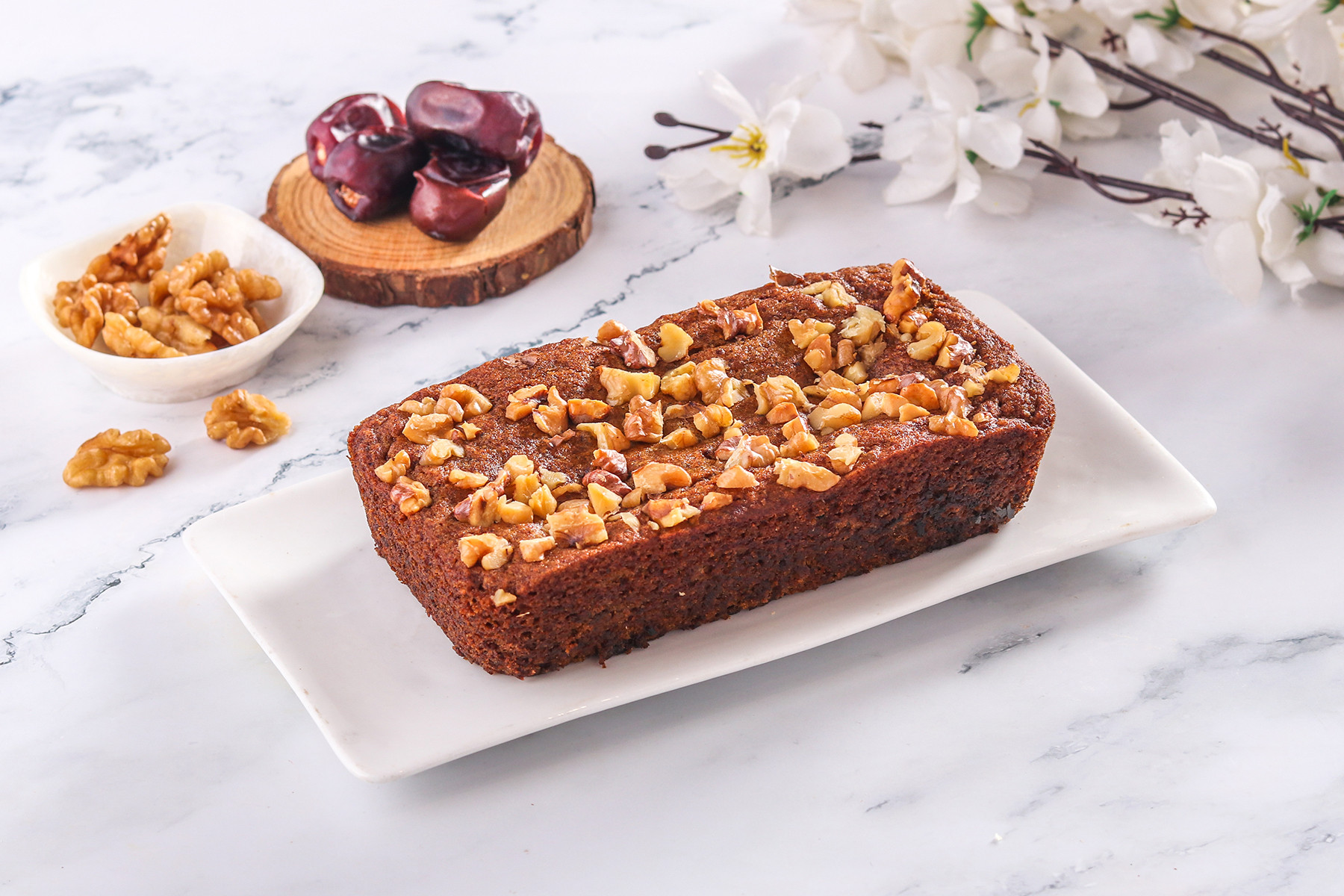 Sugar Free Classic Dates and Walnut Loaf