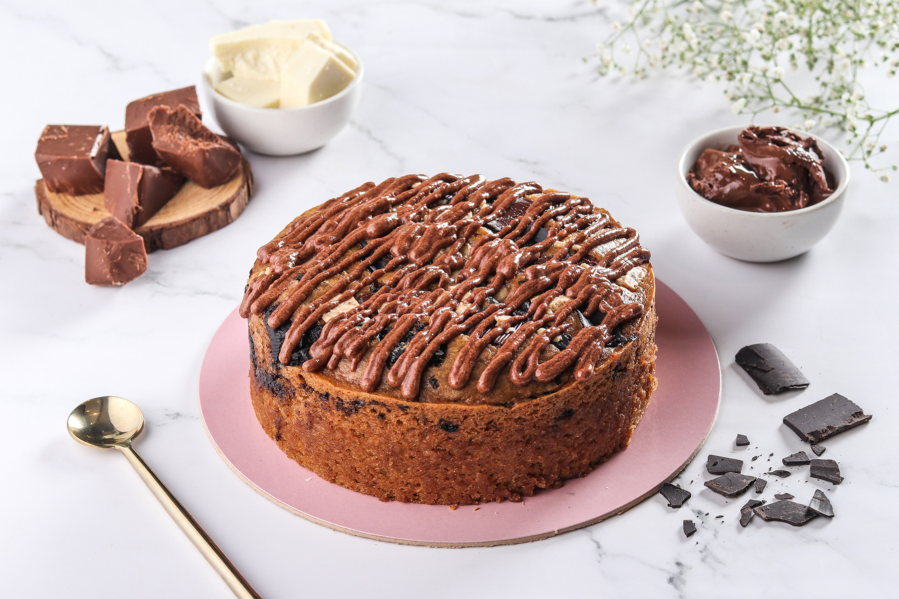 Cookie Nutella tea cake 600 gms